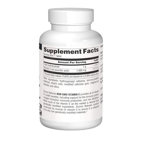 Source Naturals, Vitamin C Non-GMO, 1000 mg, 240 Tabs