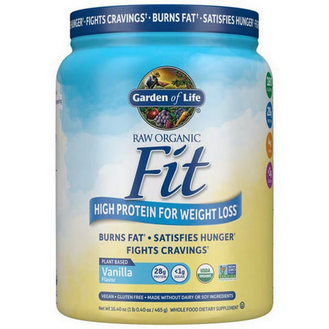 Garden of Life, Raw Organic Fit Vanilla, Vanilla 15 oz