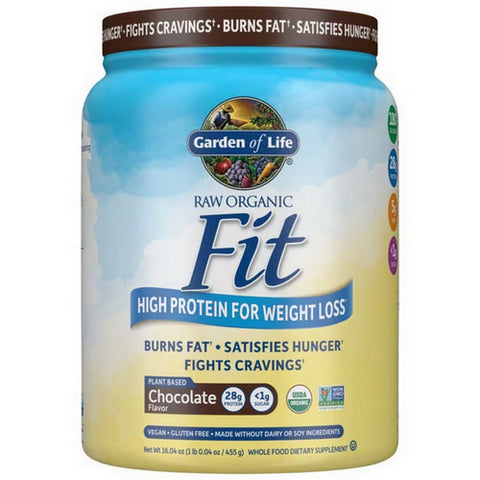 Garden of Life, Raw Fit, Chocolate Cacao 16.4 Oz