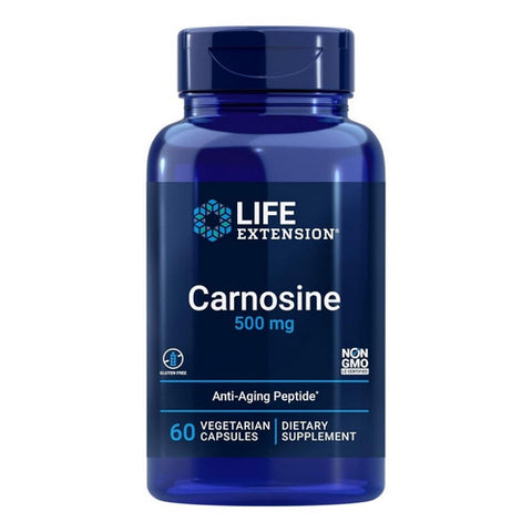 Life Extension, Carnosine, 500 mg, 60 Caps