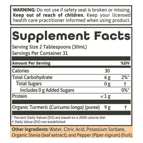 Dynamic Health Laboratories, Tumeric Gold, 32 fl oz