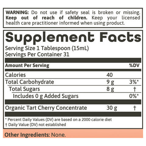 Dynamic Health Laboratories, Tart Cherry Ultra 5X, 16 Oz