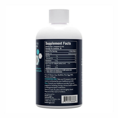 Health Logics, Black Seed Oil, 6 fl oz