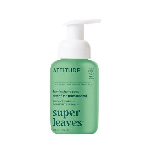 Attitude, Foaming Hand Soap, Green Apple & Basil 10 fl oz