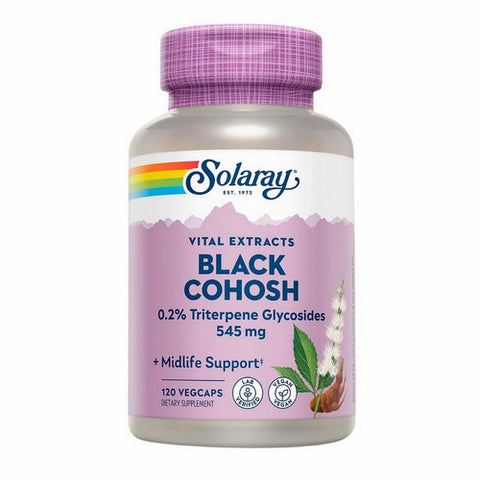 Solaray, Black Cohosh Root Extract, 120 Caps