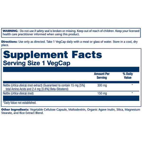 Solaray, Nettle Root Extract, 300 mg, 60 Caps