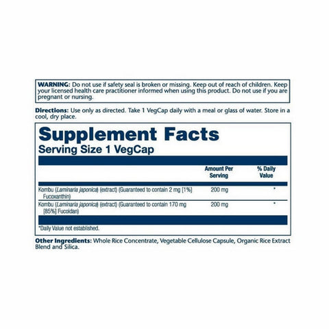 Solaray, Fucoxanthin Special Formula, 30 Caps