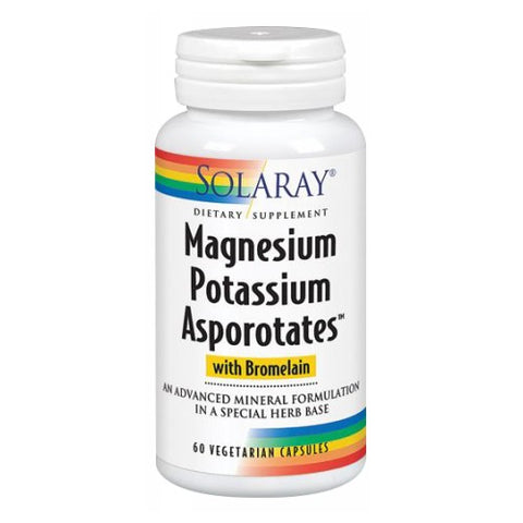 Solaray, Magnesium Potassium Asporotates, 60 Caps
