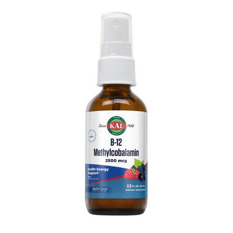 Kal, B-12 Methylcobalamin ActivSpray, 2,500 mcg, 2 oz