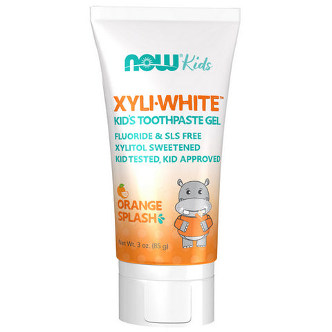 Now Foods, XyliWhite Kid's Toothpaste, Orange 3 oz