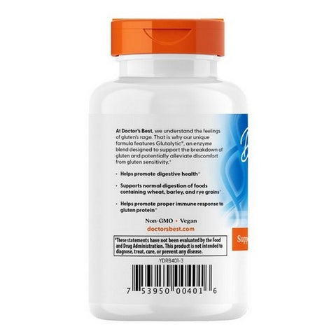 Doctors Best, Gluten Rescue with Glutalytic, 60 Veggie Caps