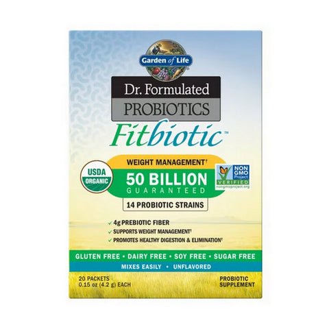 Garden of Life, Dr. Formulated Probiotics Fitbiotic, 20 Packets