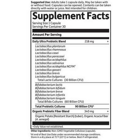 Garden of Life, Dr. Formulated Probiotics Once Daily Ultra, 30 Caps