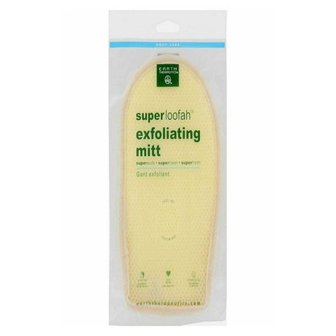 Earth Therapeutics, Loofah Exfoliating Bath Mitt, Count