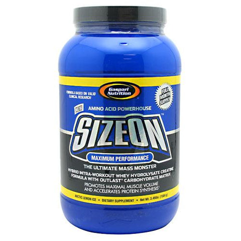 Gaspari Nutrition, Sizeon, Lemon Ice 3.49 lbs