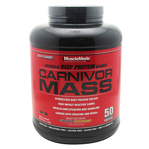 Muscle Meds, Carnivor Mass, Chocolate Peanut Butter 6 lbs