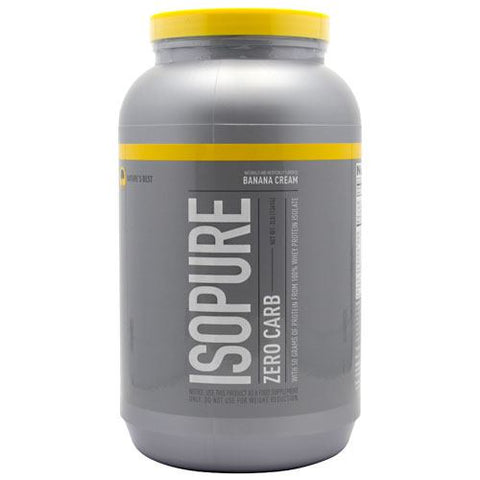 Nature's Best, Isopure, Banana and Cream 3 lbs