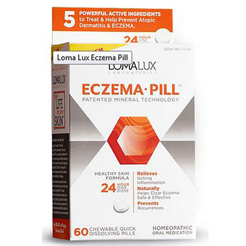 Loma Lux, Eczema Pill, Chew Quic Dissolve 60 Ct