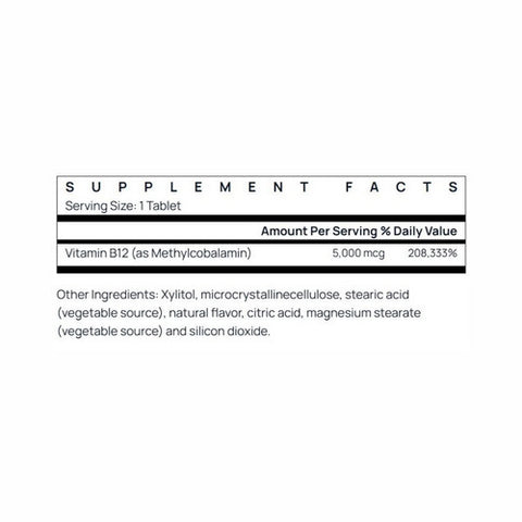 Jarrow Formulas, Methyl B-12, 5000 mcg, 60 lozenges