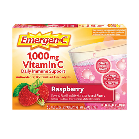 Emergen-C, Vitamin C Drink Mix Packets, Count of 30