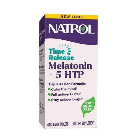 Natrol, Advanced Melatonin Plus 5 HTP, 60 Tabs