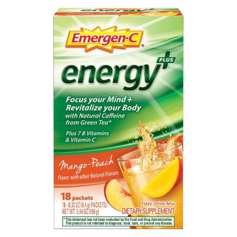 Alacer, Emergen-C Energy Plus, Blueberry Acai 18 Count