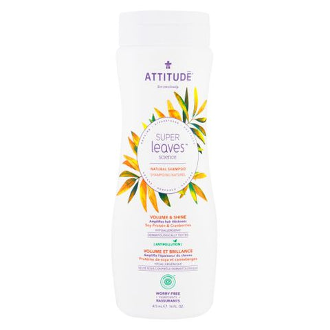 Attitude, Natural Shampoo, Volume & Shine 15.9 Oz