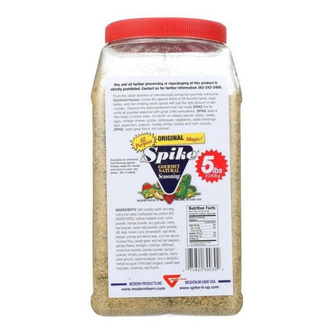 Modern Sports Nutrition, Modern Products Spike Gourmet Natural Seasoning, 5 lbs