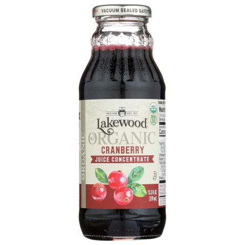 Lakewood Organic, Organic Cranberry Concentrate Juice, 12.5 Oz