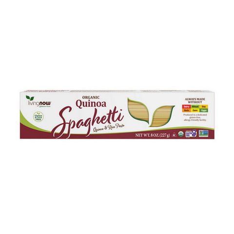 Now Foods, Organic Quinoa Spaghetti Pasta, 8 Oz