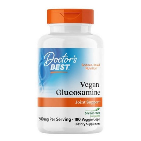 Doctors Best, Vegan Glucosamine Sulfate with Green Grown, 750 mg, 180 Veg Caps
