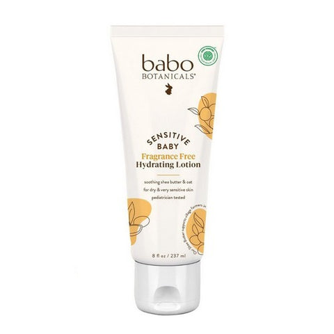 Babo Botanicals, Sensitive Baby Daily Hydra Lotion, Fragrance Free, 8 Oz
