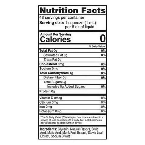 Sweetleaf Stevia, Water Drops, Raspberry Lemonade 1.62 Oz