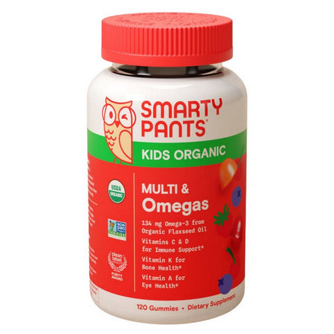 SmartyPants, Organic Kids Complete Multivitamins, 120 Gummies