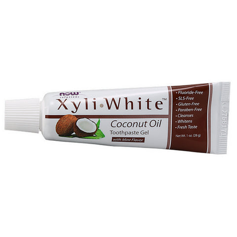 Now Foods, XyliWhite Coconut Oil Toothpaste Gel, 1 Oz