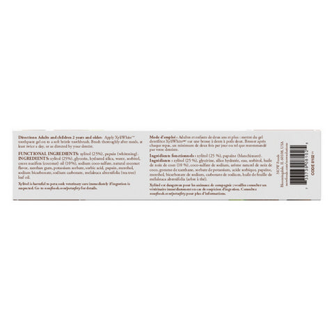 Now Foods, XyliWhite Coconut Oil Toothpaste Gel, 1 Oz
