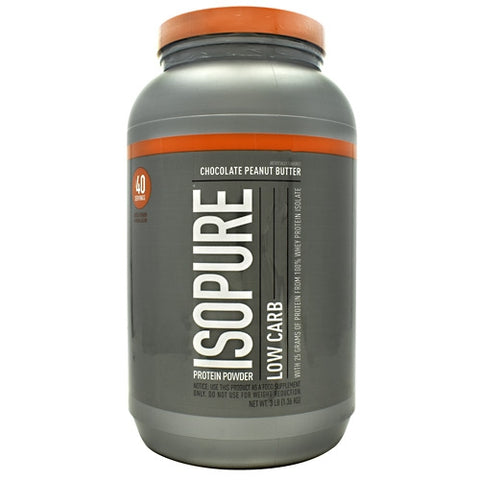 Nature's Best, Low Carb Isopure Chocolate Peanut Butter, 3 lbs