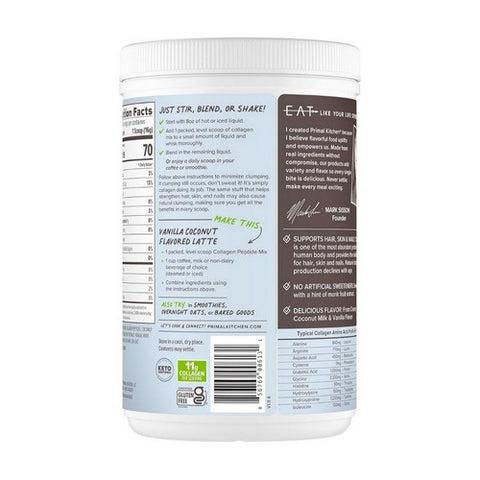 Primal Kitchen, Collagen Fuel, Vanilla Coconut 13.05 Oz