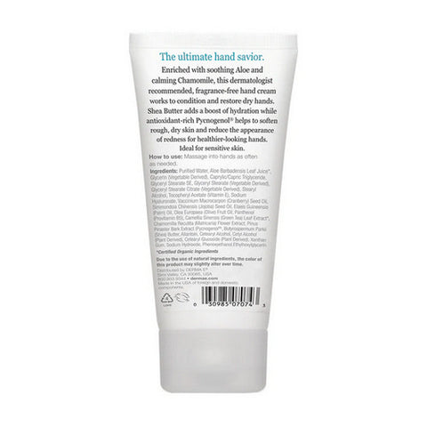 Derma e, Vitamin E Fragrance-Free Therapeutic Moisture Shea Hand Cream, 2 Oz