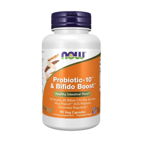 Now Foods, Probiotic-10 & Bifido Boost, 90 Vegcaps