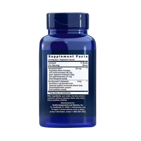 Life Extension, Optimized Resveratrol Elite, 60 Veg Caps