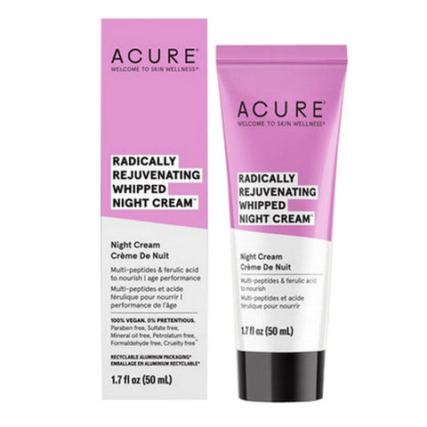 Acure, Rejuvenating Whipped Night Cream, 1.7 Oz