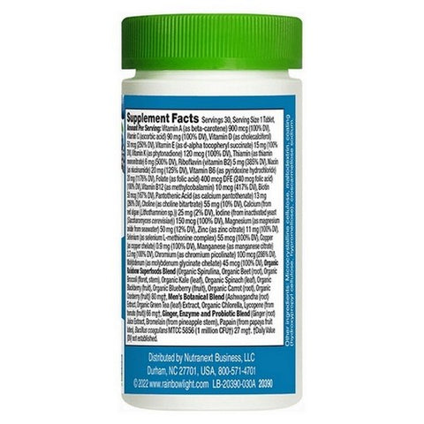 Rainbow Light, High Potency Men's One Daily Multivitamin, 30 Tablets