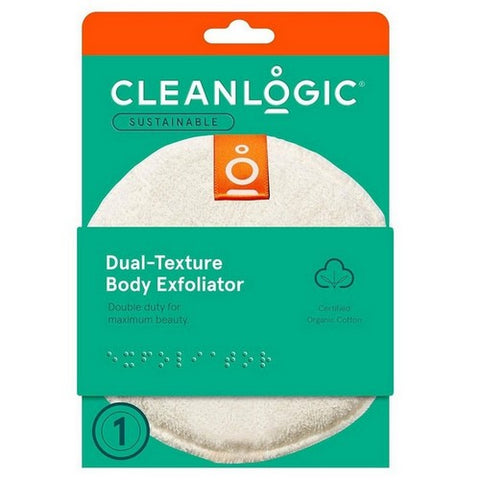 Cleanlogic, Face & Body Scrubber Dual Textute, 1 Count