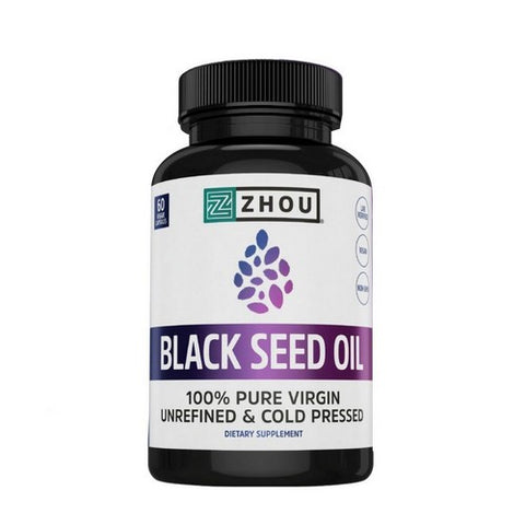 Zhou Nutrition, Black Seed Oil, 60 Veg Caps
