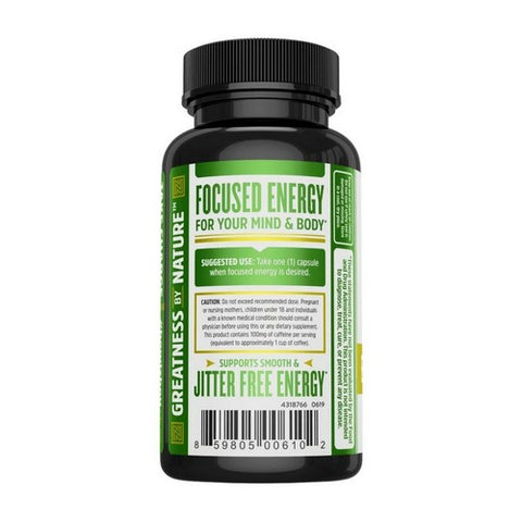 Zhou Nutrition, Energy + Focus, 60 Veg Caps