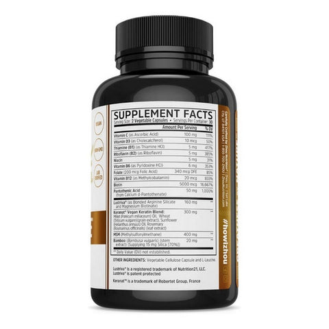 Zhou Nutrition, Hairfluence, 60 Veg Caps