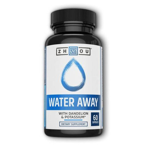 Zhou Nutrition, Water Away, 60 Caps