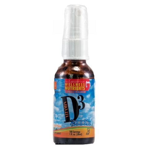 L. A .Naturals, D3 MCT Spray, 2,000 IU, 1 Oz
