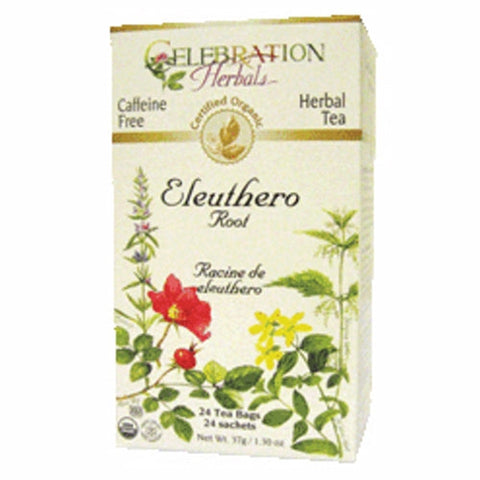 Celebration Herbals, Organic Ginseng Eleuthero Root Tea, 24 Bags